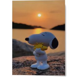   Snoopy falikép 18x25 cm - mágnessel rögzíthető (a csomag tartalmazza)