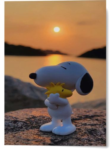 Snoopy falikép 18x25 cm - mágnessel rögzíthető (a csomag tartalmazza)