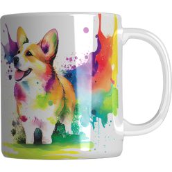 Corgi kutyás kerámia bögre 3 dl - névvel is kérhető