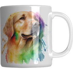   Golden retriever kutyás kerámia bögre 3 dl - névvel is kérhető