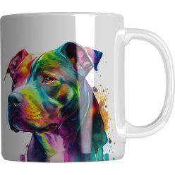 Pit bull kutyás kerámia bögre 3 dl - névvel is kérhető