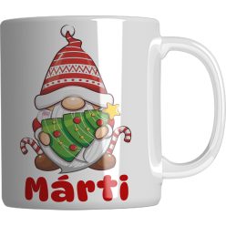 Névre szóló Manó kerámia bögre 3 dl